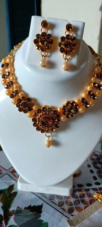 763  Stone Jewellery Set 