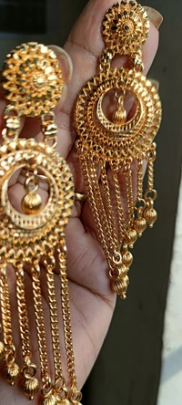 497 Golden Jhumka 