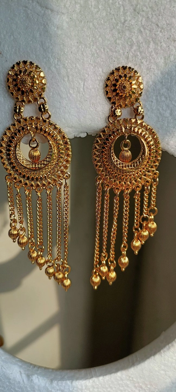 497 Golden Jhumka 