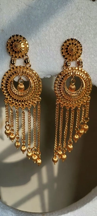 497 Golden Jhumka 