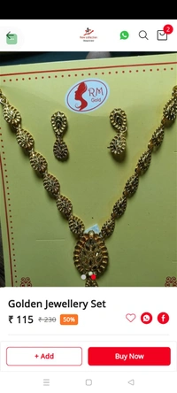 799 Golden Jewellery Set 
