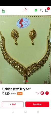 797 Golden Jewellery Set 