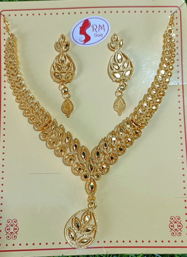 787 Golden Jewellery Set 