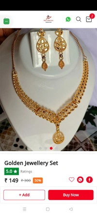 787 Golden Jewellery Set 