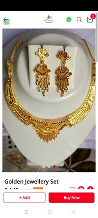 781 Golden Jewellery Set 