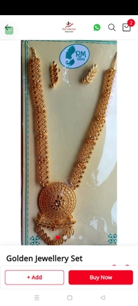 790 Golden Jewellery Set 