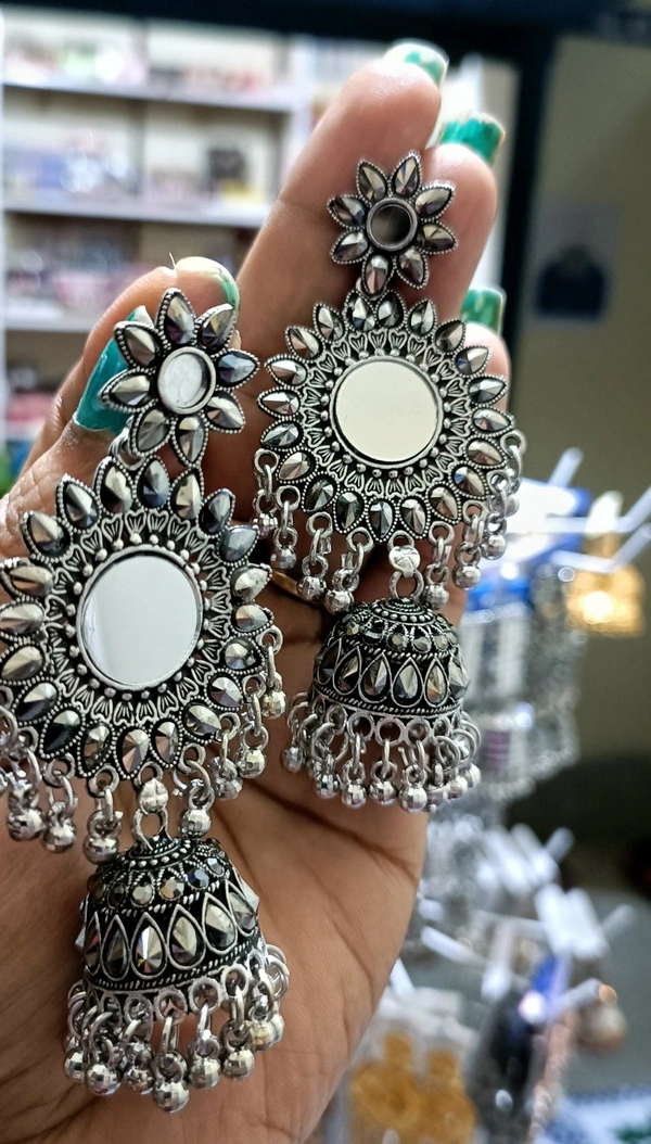 460 Big Oxidise Jhumka