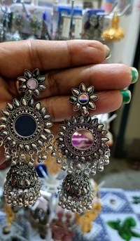 460 Big Oxidise Jhumka