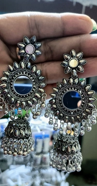 460 Big Oxidise Jhumka