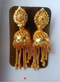 408 Golden Jhumka