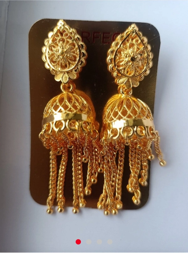 408 Golden Jhumka