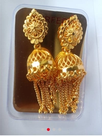 408 Golden Jhumka