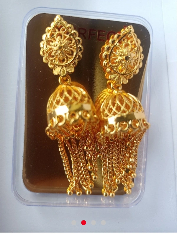 408 Golden Jhumka