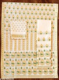 Guna Work Mekhela Chador Polysilk