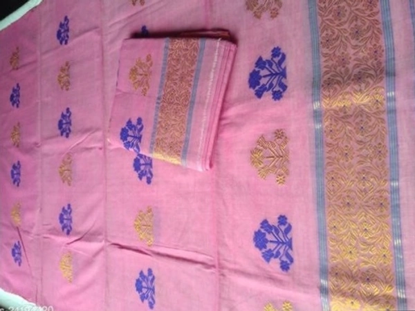 Mekhela Chador With Side Paari & Blouse AC COTTON