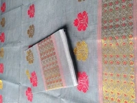 Mekhela Chador With Side Paari & Blouse AC COTTON