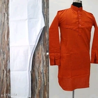 Elegant Men Kurta SetsTop Fabric: Cotton SilkBottom Fabric: Cotton