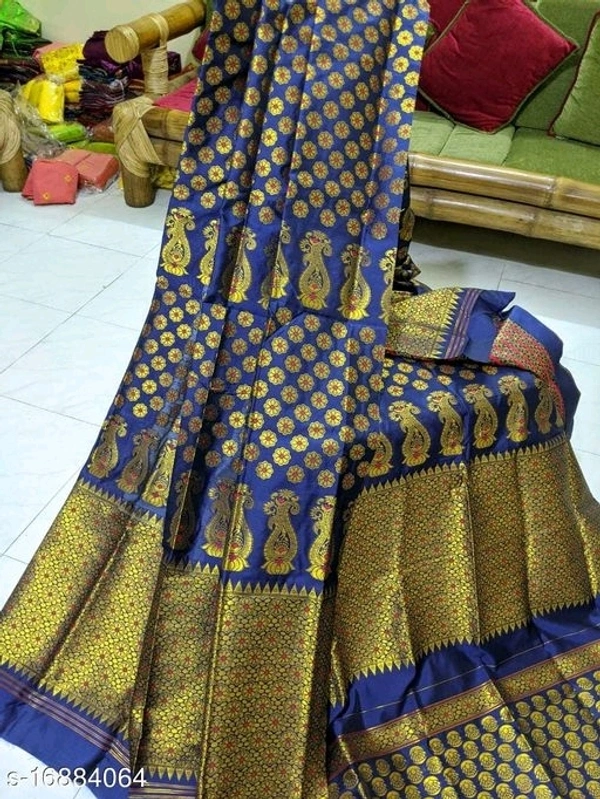 Mekhela Chador With Side Paari & Blouse AC COTTON