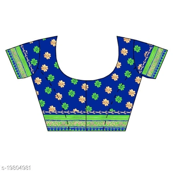 Woven Poly Assamese Stitched Mekhela Chador
