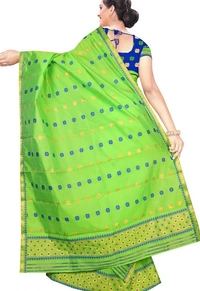 Woven Poly Assamese Stitched Mekhela Chador
