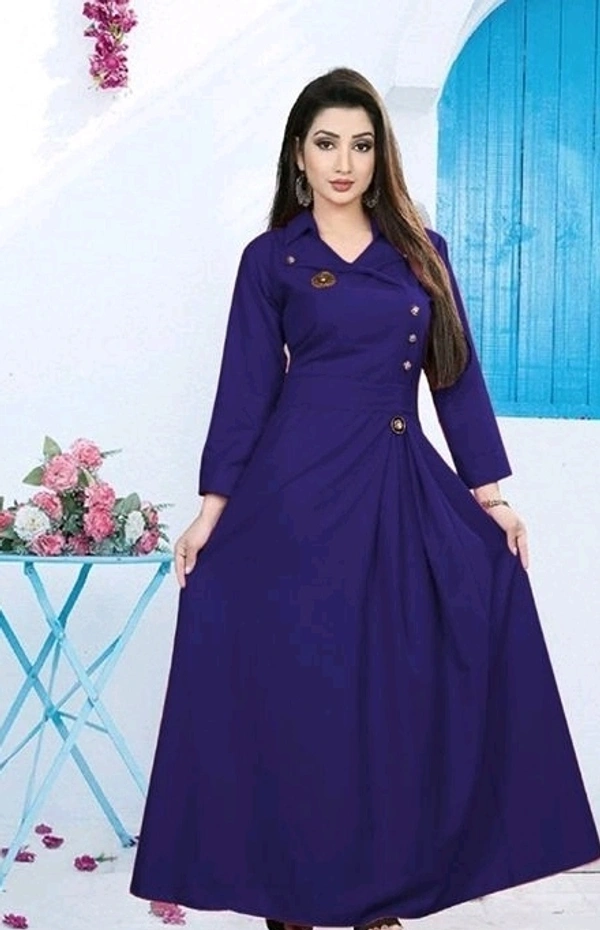 Stylish Women's Gowns Fabric: Cotton