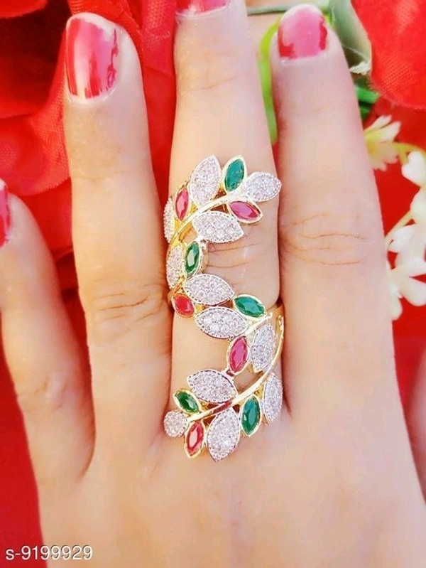 Shimmering Charming RingsBase Metal: Brass