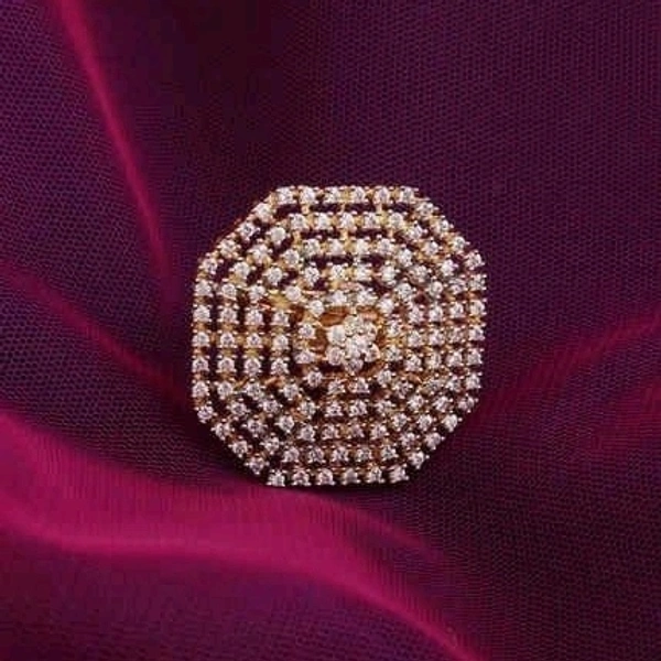Women'S Brass Gold Plated Rings