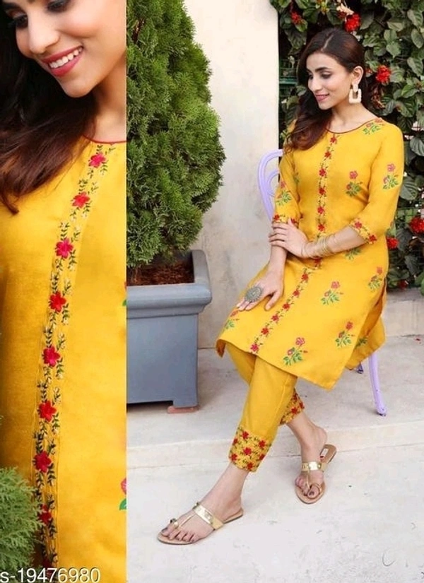 Abhisarika Refined Women Kurta SetsKurta Fabric: Cotton