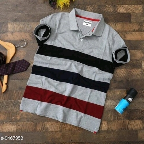 Stylish Partywear Men Tshirts *Fabric: Cotton