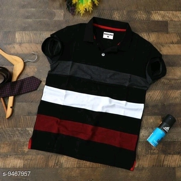 Stylish Partywear Men Tshirts *Fabric: Cotton