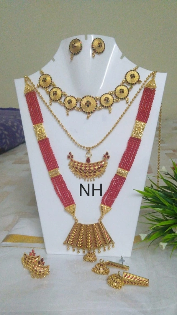  Asomiya Gahana Base Metal: Brass & Copper Combo Of 3set -  Cash on Delivery not available