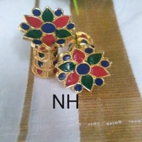  Asomiya Gahana Base Metal: Brass & Copper Thuria থুৰীয়া 1pair - Cash On Delivery not available 