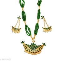 Assamese  Traditional Jewellery set Base Metal: Copper Plating: Gold Plated