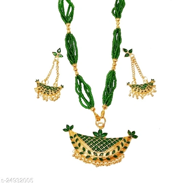 Assamese  Traditional Jewellery set Base Metal: Copper Plating: Gold Plated