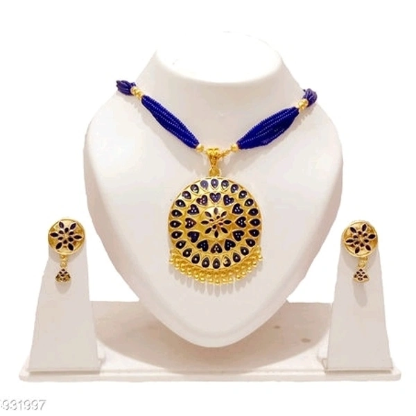 Assamese  Traditional Jewellery set Base Metal: Copper Plating: Gold Plated