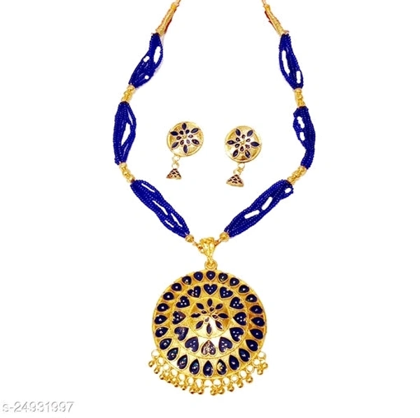 Assamese  Traditional Jewellery set Base Metal: Copper Plating: Gold Plated