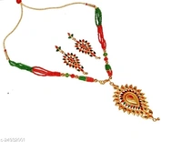 Assamese  Traditional Jewellery set Base Metal: Copper Plating: Gold Plated