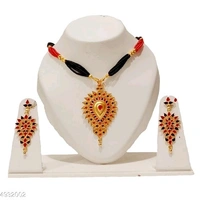 Assamese  Traditional Jewellery set Base Metal: Copper Plating: Gold Plated