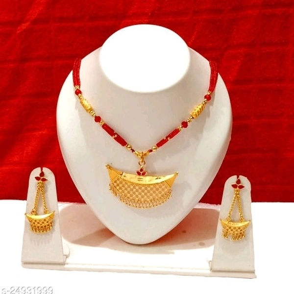 Assamese  Traditional Jewellery set Base Metal: Copper Plating: Gold Plated