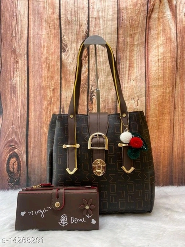 *Elite Stylish Women Handbags*Material: PUNo. of Compartments: 3