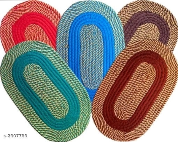 Classic Trendy Cotton & Polyester Doormats Combo  - Cash On Delivery