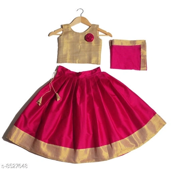 Cute Designer Girls Lehenga Choli Dupatta Set* - Cash On Delivery