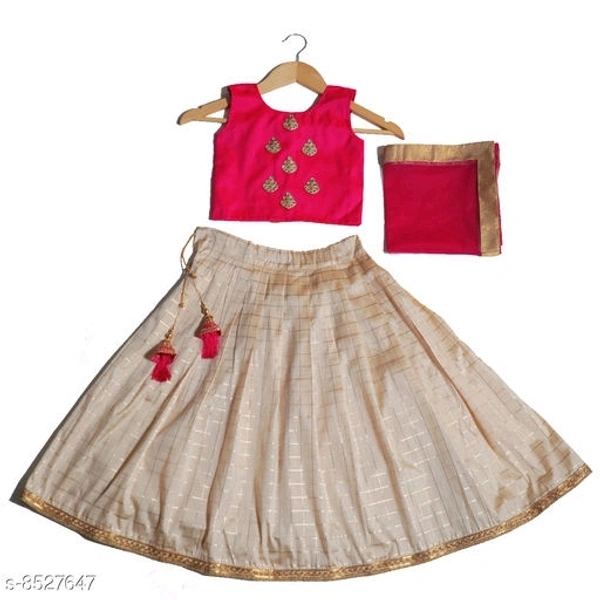Cute Designer Girls Lehenga Choli Dupatta Set* - Cash On Delivery