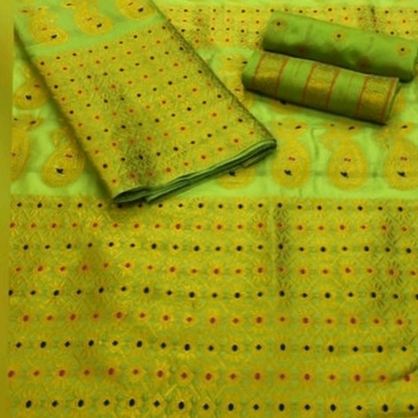 Asomiya Chador Mekhela Polypat *Fabric Jacquard - Cash On Delivery