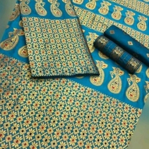 Asomiya Chador Mekhela Polypat *Fabric Jacquard - Cash On Delivery