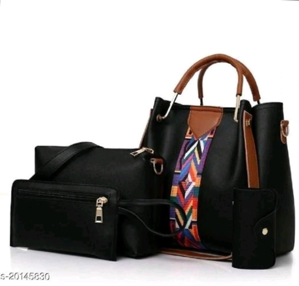 Women PU Leather Hand Bag & Sling bags (Combo of 4)
Material: Faux Leather/Leatherette - Cash On Delivery
