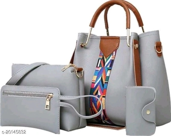 Women PU Leather Hand Bag & Sling bags (Combo of 4)
Material: Faux Leather/Leatherette - Cash On Delivery