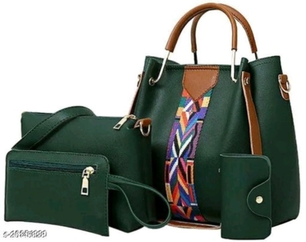 Women PU Leather Hand Bag & Sling bags (Combo of 4)
Material: Faux Leather/Leatherette - Cash On Delivery
