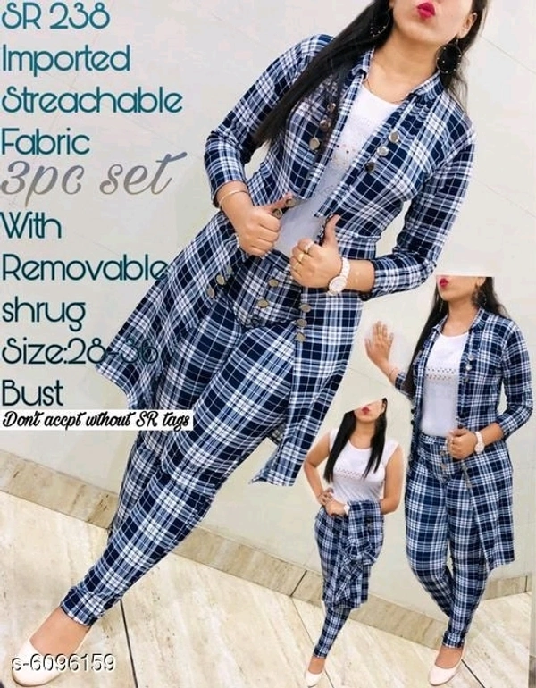 Classy Women's Top & Bottom Sets
Top Fabric: Cotton