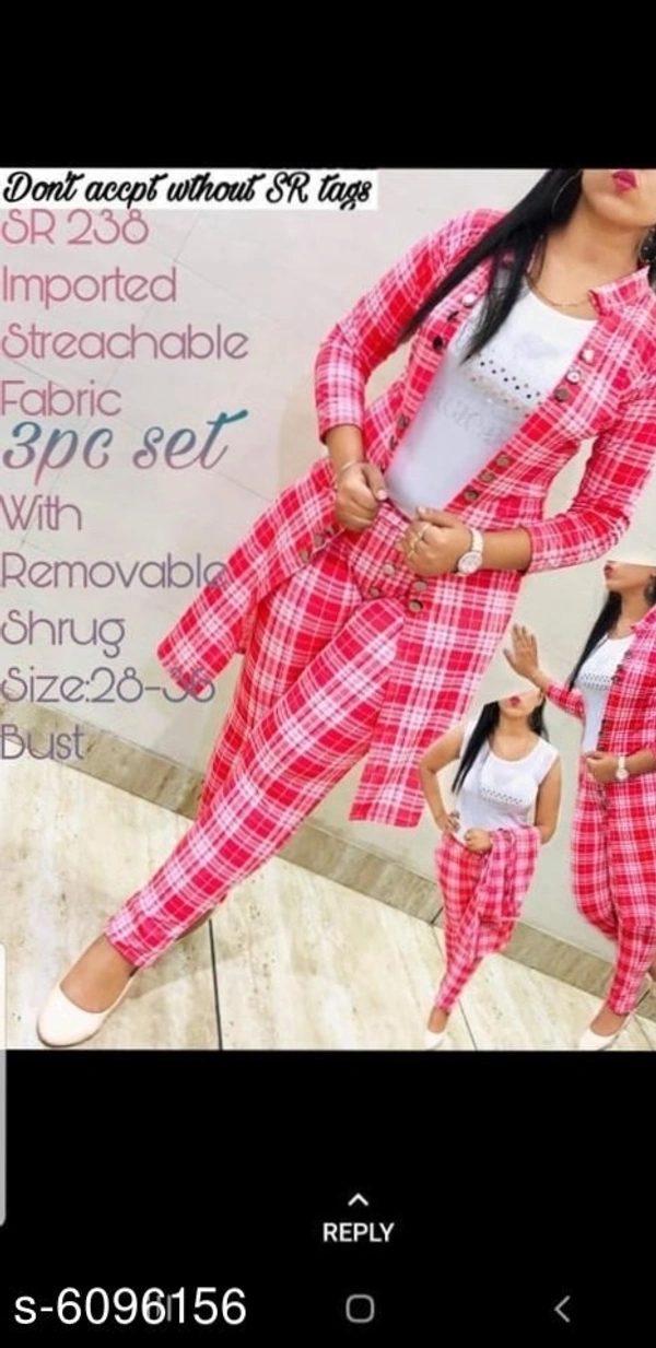 Classy Women's Top & Bottom Sets
Top Fabric: Cotton - Cash On Delivery